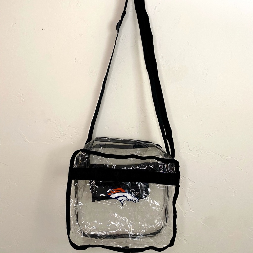 Denver Broncos Clear Stadium Bag Broncos Football Shoulder Concert Bag Gameday - Picture 6 of 8